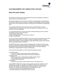 acid management for carbon steel pickling zero effluent