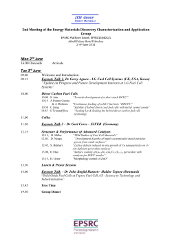 2014 Pitlochry programme