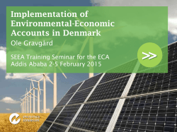 Green National Accounts - United Nations Statistics Division