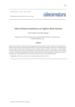 Effect of Primary Interference on Cognitive Relay Network