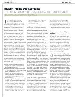 The implications of recent SEC actions affect fund managers