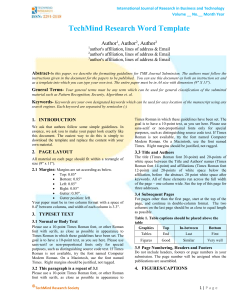 Docx - International Journal of Research in Business and Technology