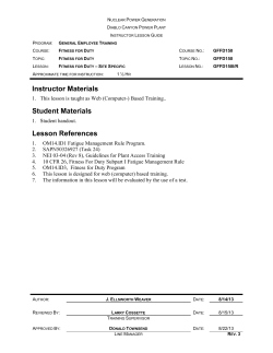 Instructor Materials - Pacific Gas and Electric Company