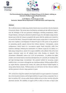The Electrochemical Investigation of Lithium-Oxygen (Li