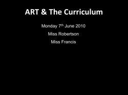 Art and Creative writing!