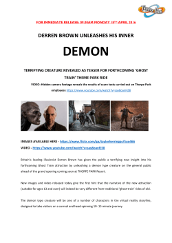 derren brown unleashes his inner demon terrifying creature