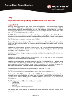 Specification ASD Design Description and