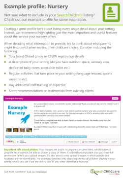 Example profile: Nursery
