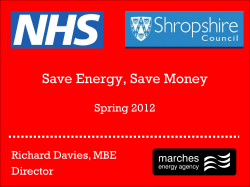 Cavity Wall Insulation - Marches Energy Agency