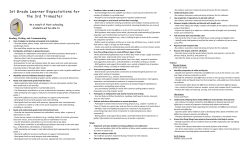5th Grade Learner Standards