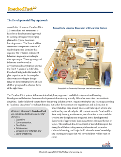 The Developmental Play Approach
