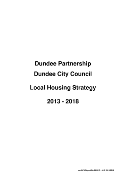 Local Housing Strategy 2013-2018