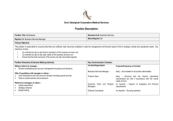 Position Description