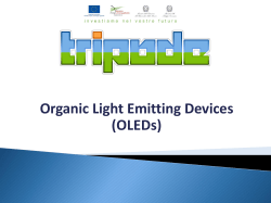 OLED as a - Feeding Knowledge