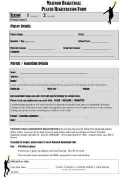 mazenod basketball player registration form