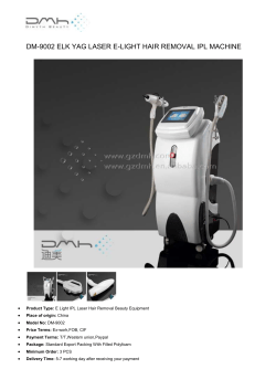 DM-9002 ELK YAG LASER E-LIGHT HAIR REMOVAL IPL