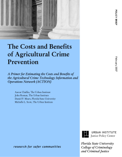 The Costs and Benefits of Agricultural Crime
