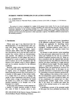 Physica B 152 (1988) 261-265 North