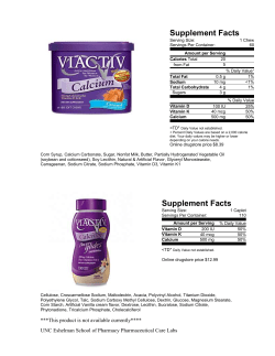 Osteoporosis Lab Calcium Products Comparison Picture