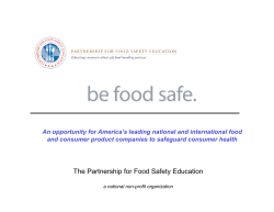 Your Company and Be Food Safe