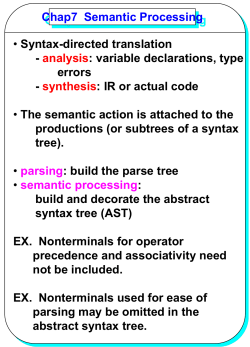 Chap7 Semantic Processing