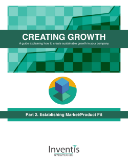 creating growth - Inventis Strategies