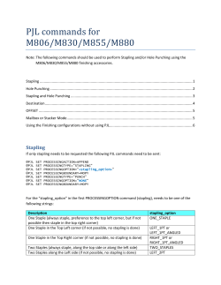 PJL commands for M806/M830/M855/M880