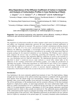 Alloy Dependence of the Diffusion Coefficient of Carbon in Austenite