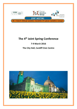 The 4th Joint Spring Conference