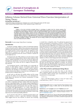 Inflation Scheme Derived from Universal Wave Function