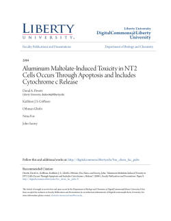 Aluminum Maltolate-Induced Toxicity in NT2 Cells Occurs Through