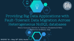 Providing Big Data Applications with Fault