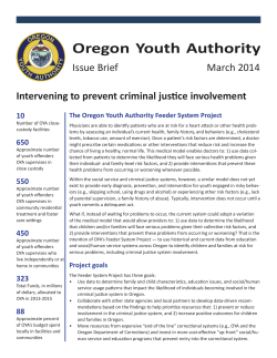 Oregon Youth Authority - State Library of Oregon Digital Collections