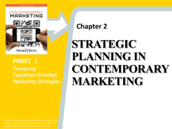 Strategic Planning in Contemporary Marketing