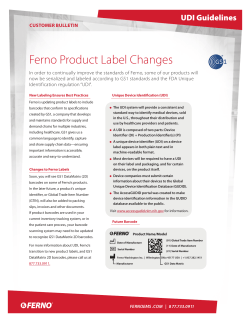 Ferno Product Label Changes