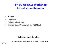1. Introduction - UCLA - Fusion Science and Technology Center