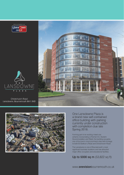 One Lansdowne Plaza Brochure