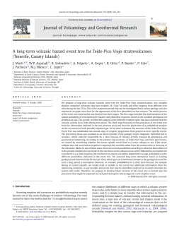 A long-term volcanic hazard event tree for Teide-Pico Viejo