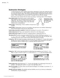 Subtraction Strategies