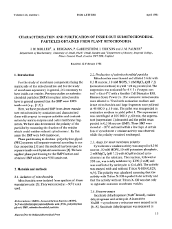characterisation and purification of inside-out