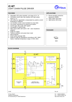 light chain pulse driver - iC-Haus