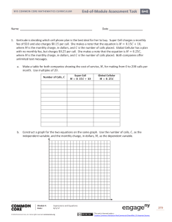 Grade 6 Mathematics Module 4