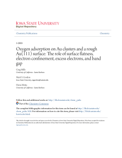 Oxygen adsorption on Au clusters and a rough Au(111) surface: The