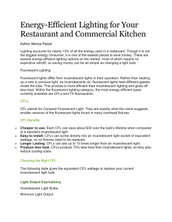 Energy-Efficient Lighting for Your Restaurant and Commercial Kitchen