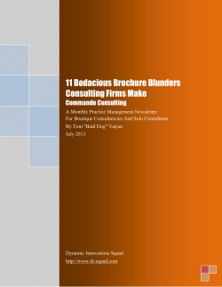 11 Bodacious Brochure Blunders Consulting Firms Make