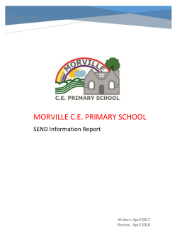 Special Educational Needs/Disability