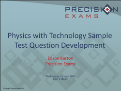 Item Writing Training