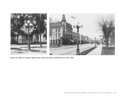 Figure 10. Historic 5-Globe Light Fixture used Downtown Litchfield