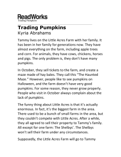 Trading Pumpkins