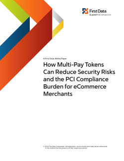 How Multi-Pay Tokens Can Reduce Security Risks and